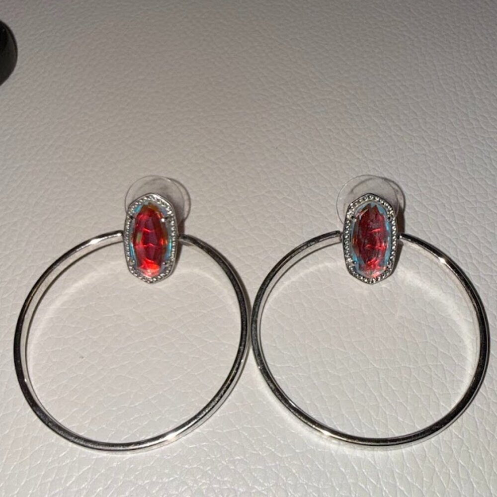 Kendra Scott Dichroic Glass Hoops